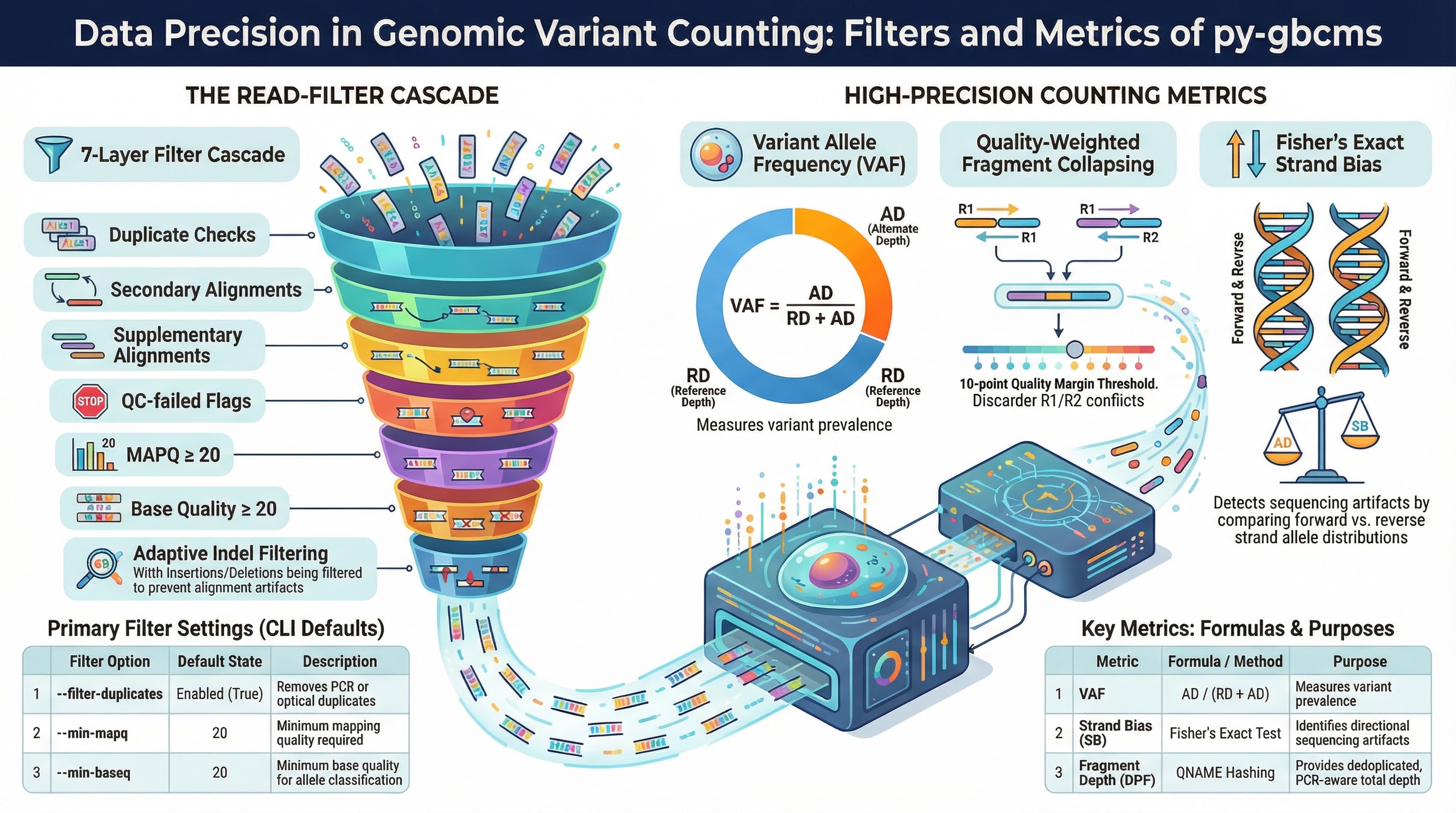 Read filter and counting metrics poster